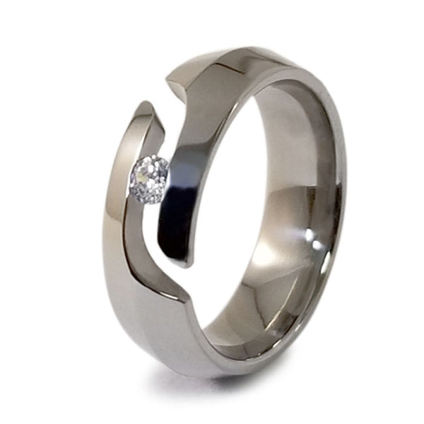 Titanium men's ring. Women's ring