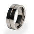 Mojo Titanium ring for Men and women. Comfort fit and lifetime warranty.