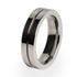 Cool traditional design for Titanium wedding rings and special occasions.