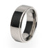 A popular wedding ring with a comfort fit and custom made from Aircraft grade Titanium.