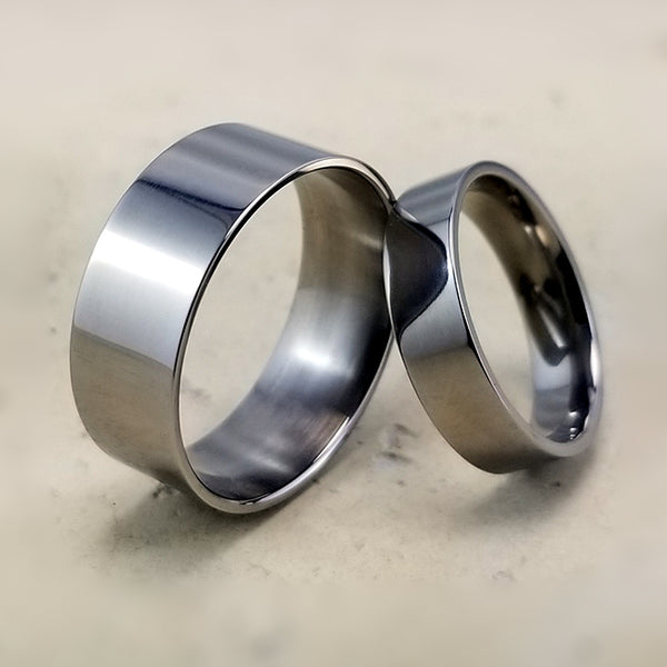 Stealth Titanium Ring-Ring - Template 21-Titanium Rings