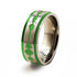 Soundwave Samurai Spring Green Titanium Ring