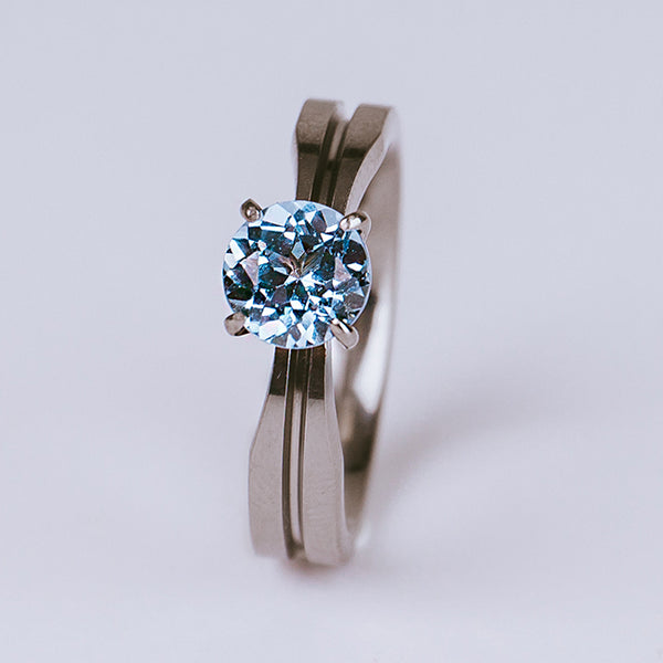 Electra with Aquamarine