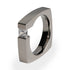 Ultima Titanium ring with princess cut diamond