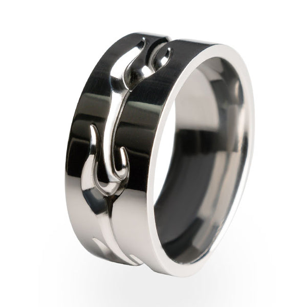 Aircraft grade titanium ring.  A perfect wedding ring. Free lifetime warranty