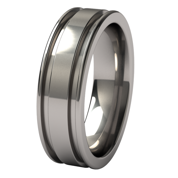 Abyss-none-Titanium Rings