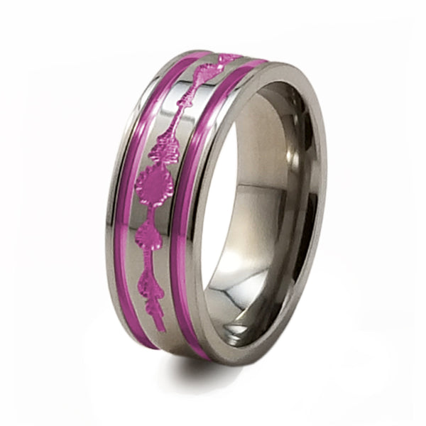 soundwave music titanium ring mens and womens