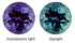 Alexandrite color change - Lab Created - Chatham-none-Titanium Rings