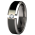 Apex Tension Set - Black Two Toned-none-Titanium Rings