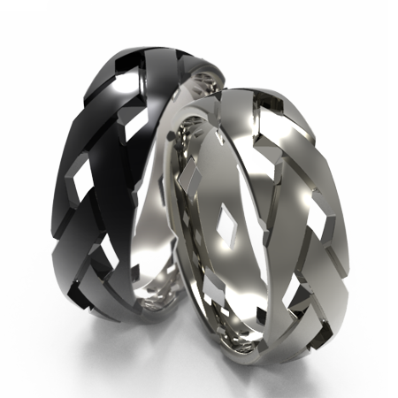 Argyle Classic Black Titanium Ring