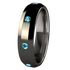 Custom Ascent Eternity Band with 8 Inset Gems - black-none-Titanium Rings