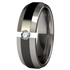 Ascent Tension Set - Black Two Toned-none-Titanium Rings