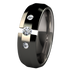 Ascent Tension Set with Side Stones - Black-none-Titanium Rings
