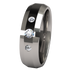Ascent Past-Present-Future Tension Set with Side Stones-none-Titanium Rings