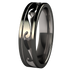 Atlantis - Black Two Toned-none-Titanium Rings