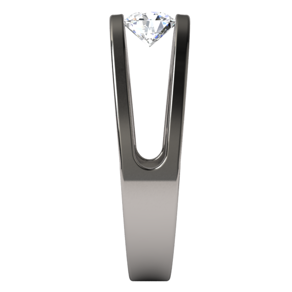 Atom Round Diamond Solitaire-none-Titanium Rings
