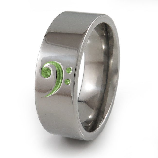 Bass Clef Music Ring