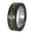 Vineleaves Black and Colored-none-Titanium Rings