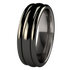 Beehive Black-none-Titanium Rings