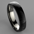 Custom Lunar Eclipse black-none-Titanium Rings