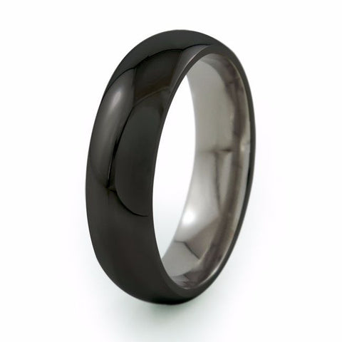 Eclipse | Black Titanium Ring