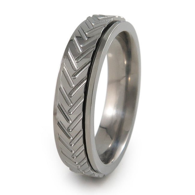 Fidget Spinner Rings | Titanium Rings