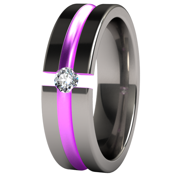 Chimera Colored Tension Setting-none-Titanium Rings