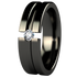 Chimera Black Tension Setting-none-Titanium Rings