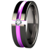 Chimera Black and Colored Tension Setting-none-Titanium Rings
