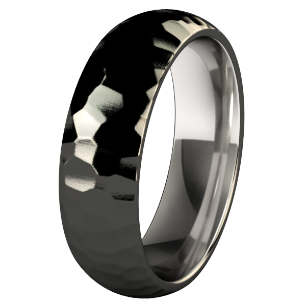 Crater | Mens Titanium Ring