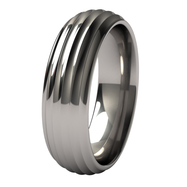 Crescendo-none-Titanium Rings