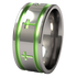 Crusader - Colored-none-Titanium Rings