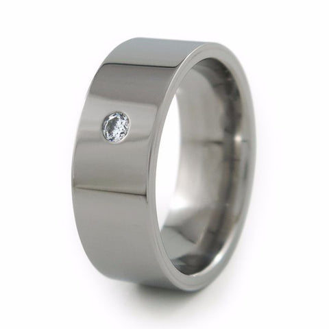 Facia | Single Inset Titanium Ring