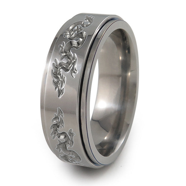 Fidget Spinner Rings | Titanium Rings