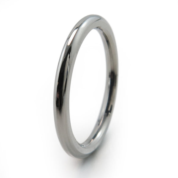 Round Stackable Titanium Rings | Titanium Rings