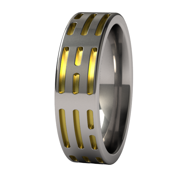 Elements Colored-none-Titanium Rings