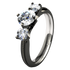 Elizabeth Diamond - Black-none-Titanium Rings