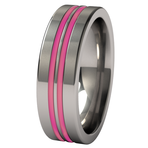 Equinox - Glow Enamel-none-Titanium Rings
