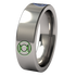 Custom Facia ring with carved symbols-none-Titanium Rings