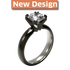 Gaia - black-none-Titanium Rings