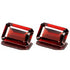 Garnet - Red-none-Titanium Rings