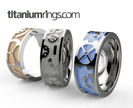 steam | Titanium Rings