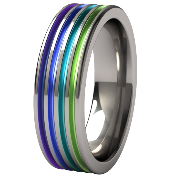 Kompressor Custom Colored-none-Titanium Rings