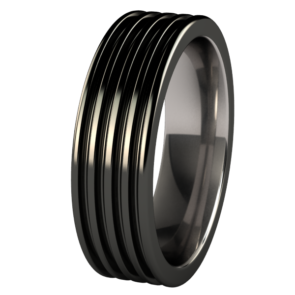 Kompressor Black-none-Titanium Rings