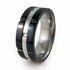 Chronos| Sterling Silver-Ring - Template Tuxedo-Titanium Rings