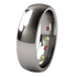 Custom Lunar Eclipse with 4 inside inset gems-none-Titanium Rings