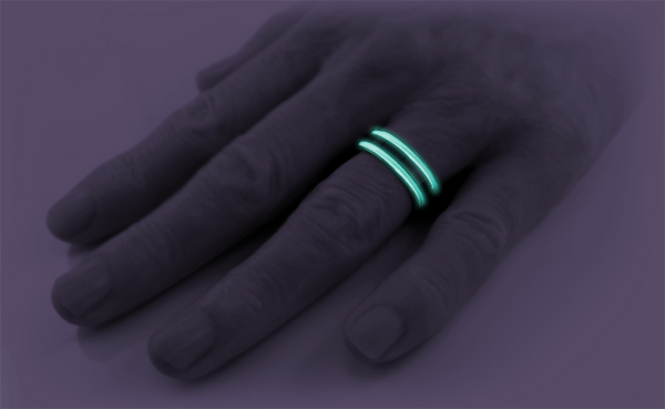 Abyss - Black & Enamelled-none-Titanium Rings