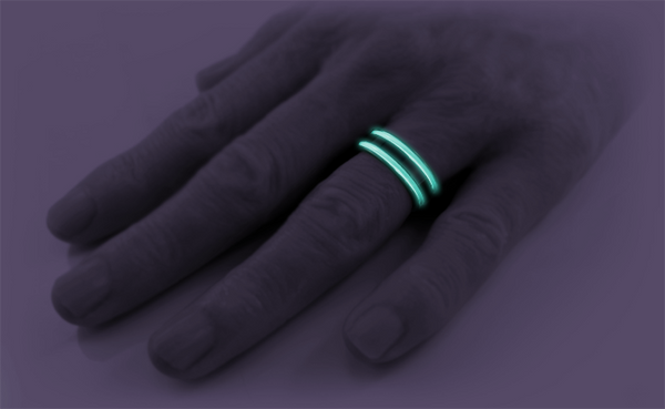Abyss - Black & Colored-none-Titanium Rings