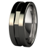 Mekkanik - Black-none-Titanium Rings
