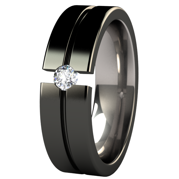 Mojo Tension Set - Black-none-Titanium Rings